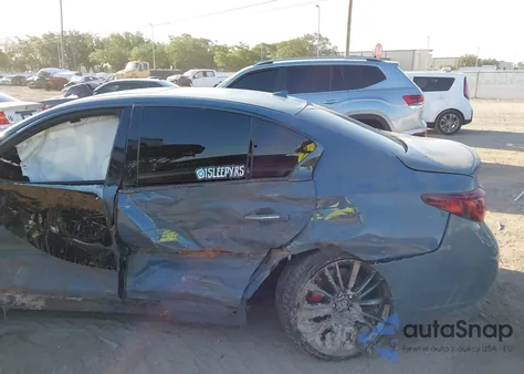 2022 Infiniti Q50 Red Sport 400 Awd z USA, uszkodzony, nr VIN JN1FV7DR9NM390225